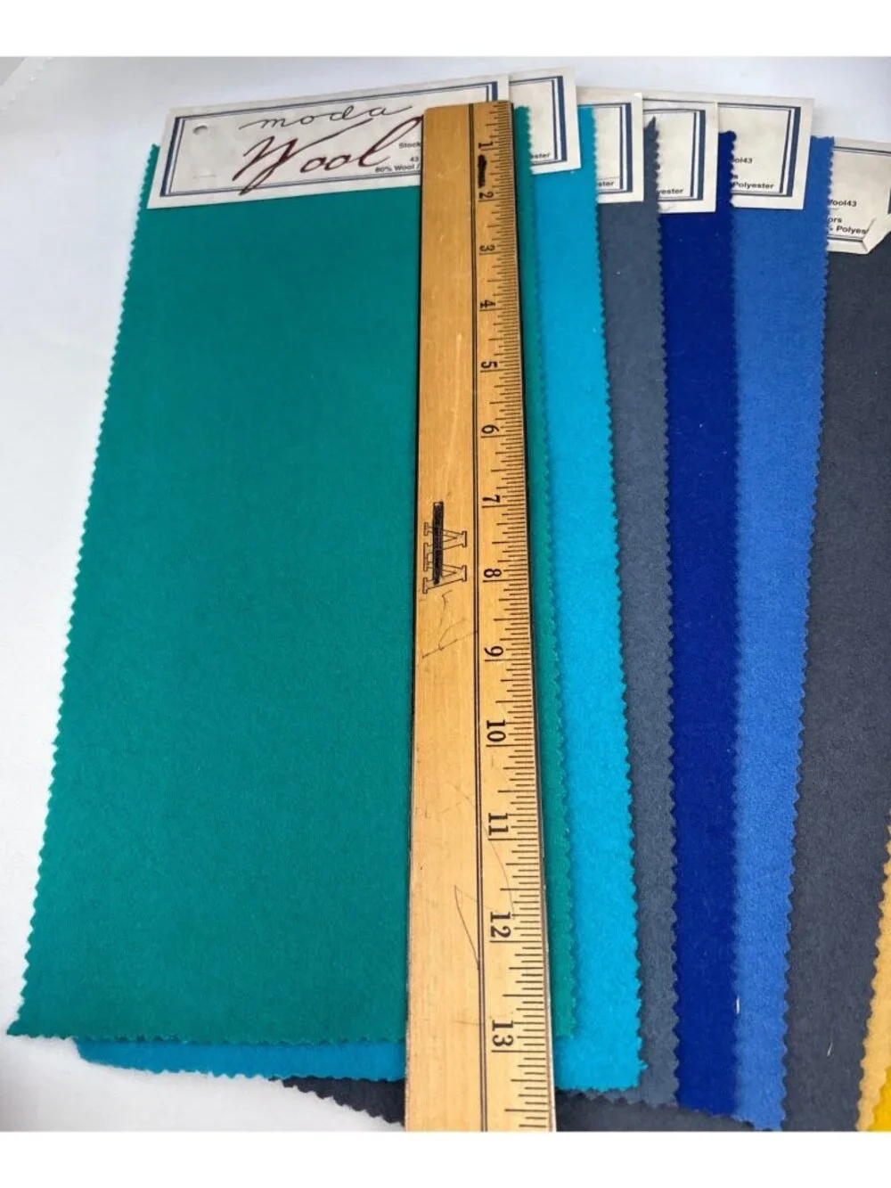 Moda Wool Fabric Swatches Wool Blend Quilting Rug Making